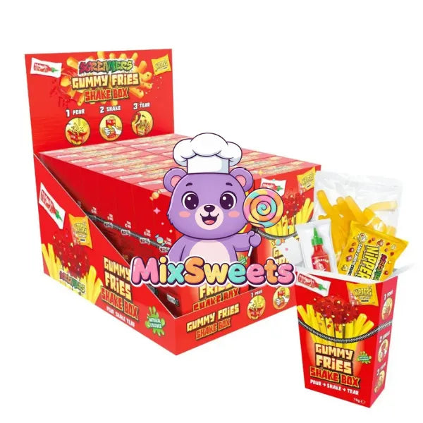 Zed Candy Screamers Gummy Fries Shake Box