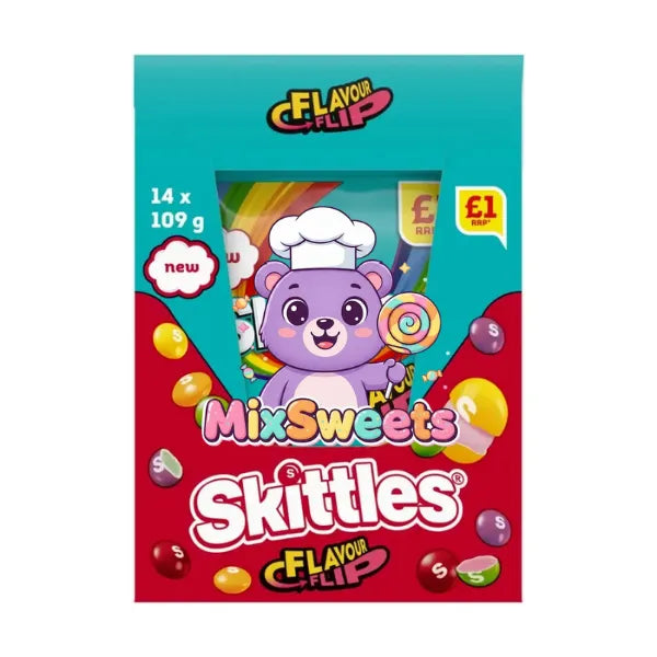 Skittles Fruit Flavour Flip Sweets 109g £1 PMP
