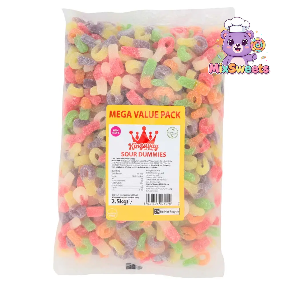 Kingsway Mega Value Sour Dummies Bag