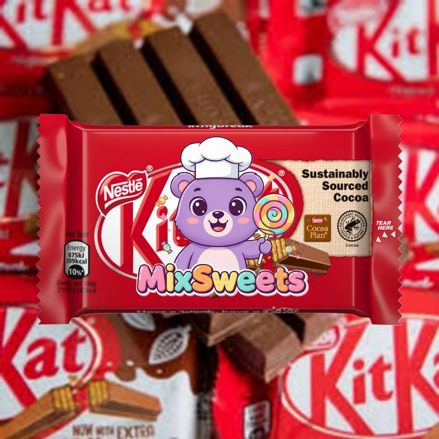 KitKat 4 Finger Milk Chocolate Biscuit Bar