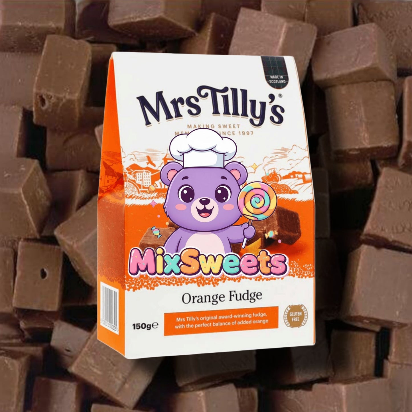 Mrs Tilly's Scottish Orange Fudge Gift Box