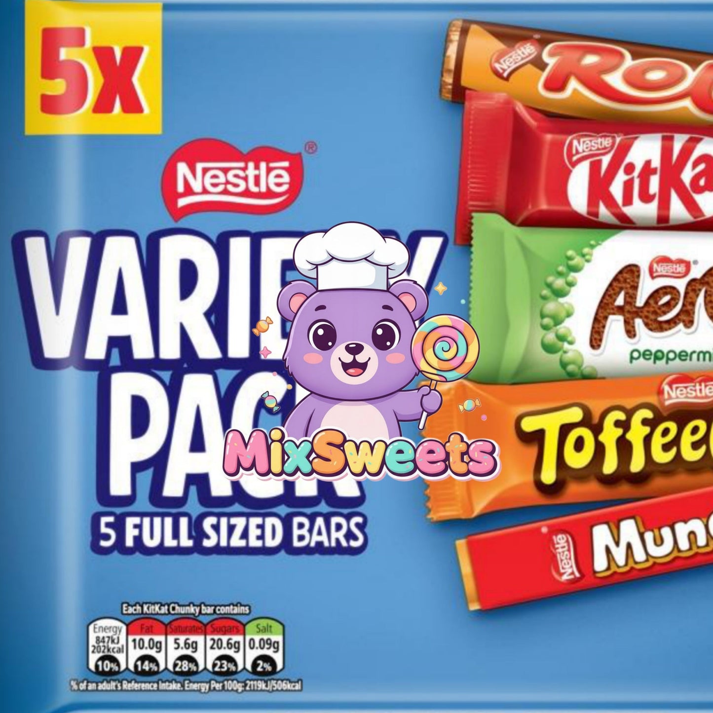 Nestlé Variety Milk Chocolate Bar