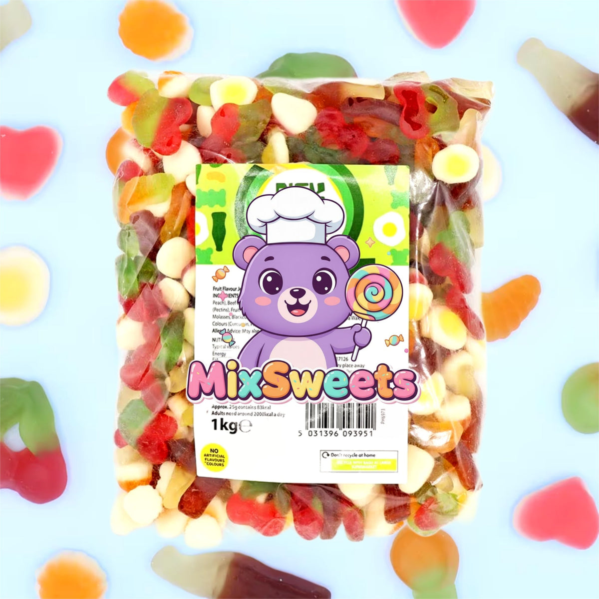 Create Your Own 2000g Pick & Mix Pouch (50g Fillings)