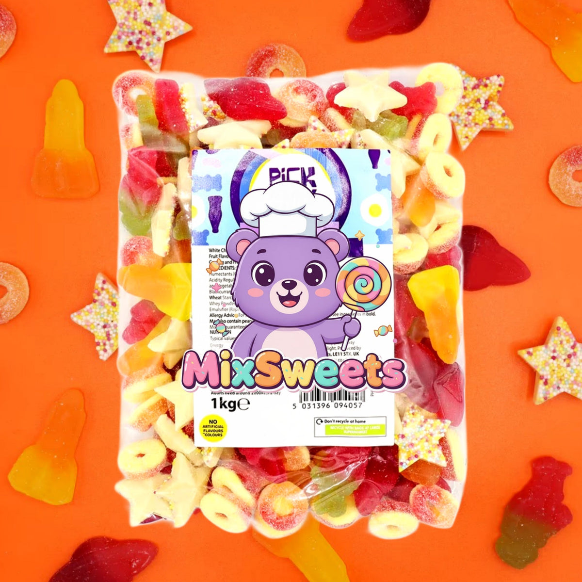 Create Your Own 1500g Pick & Mix Pouch (50g Fillings)