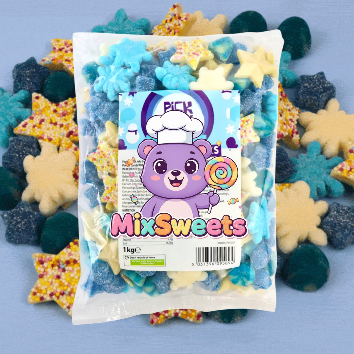 Create Your Own 750g Pick & Mix Pouch (50g Fillings)