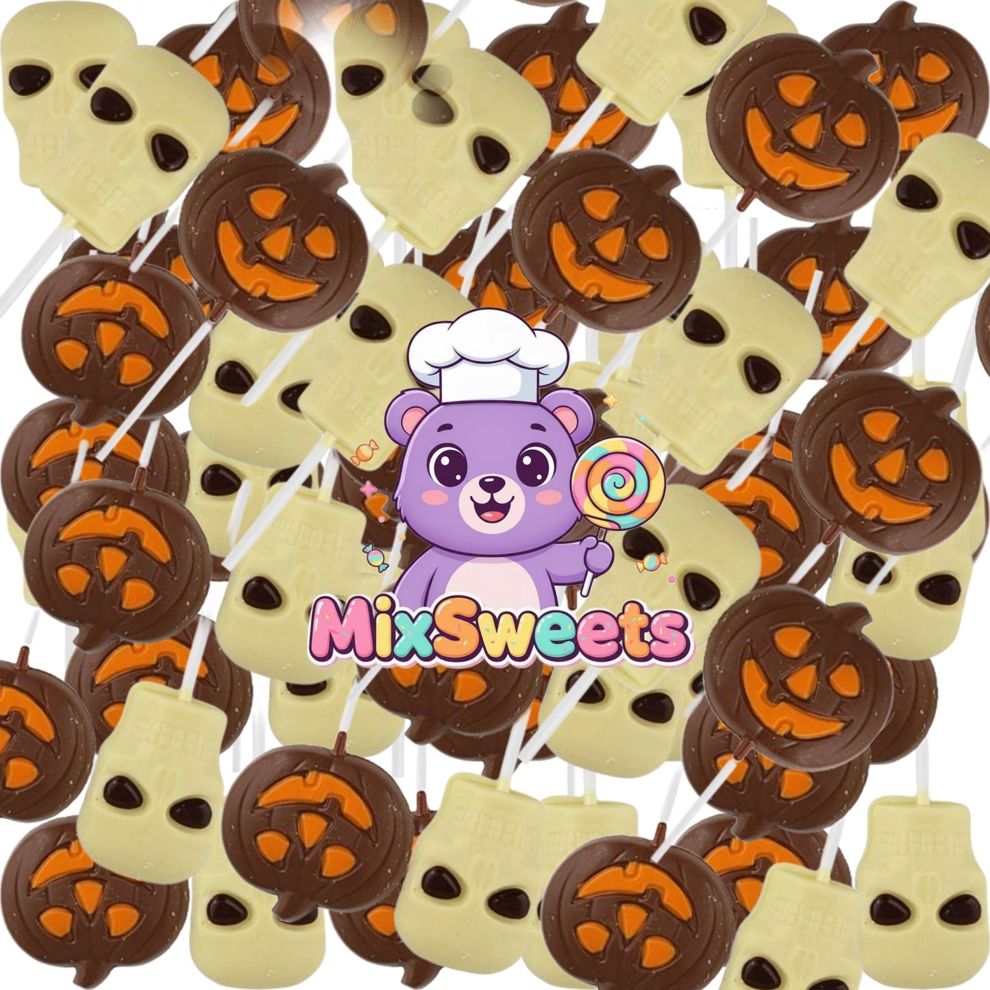 Stockley's Halloween Milk Chocolate Lollipops