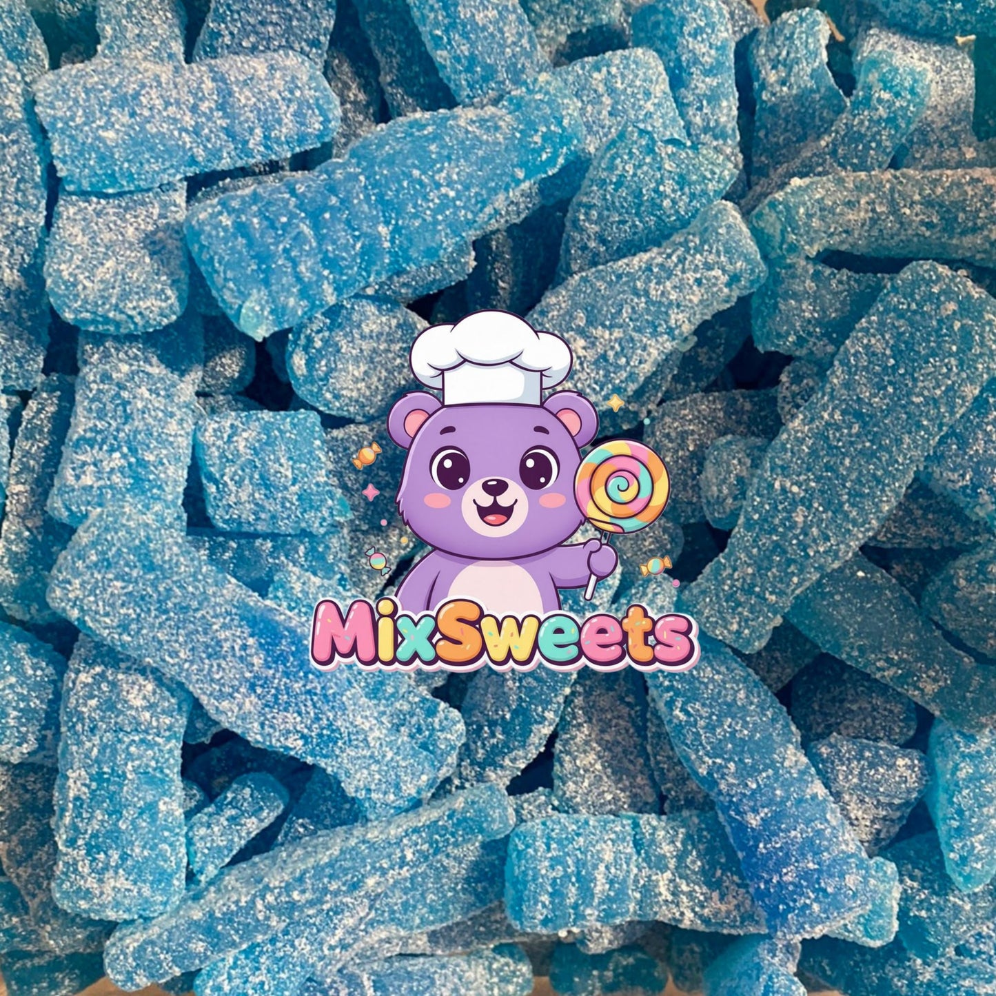 Sweetzone Giant Fizzy Blue Raspberry Bottles