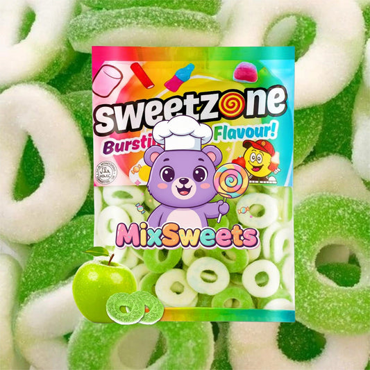 Sweetzone Sour Apple Rings Bag
