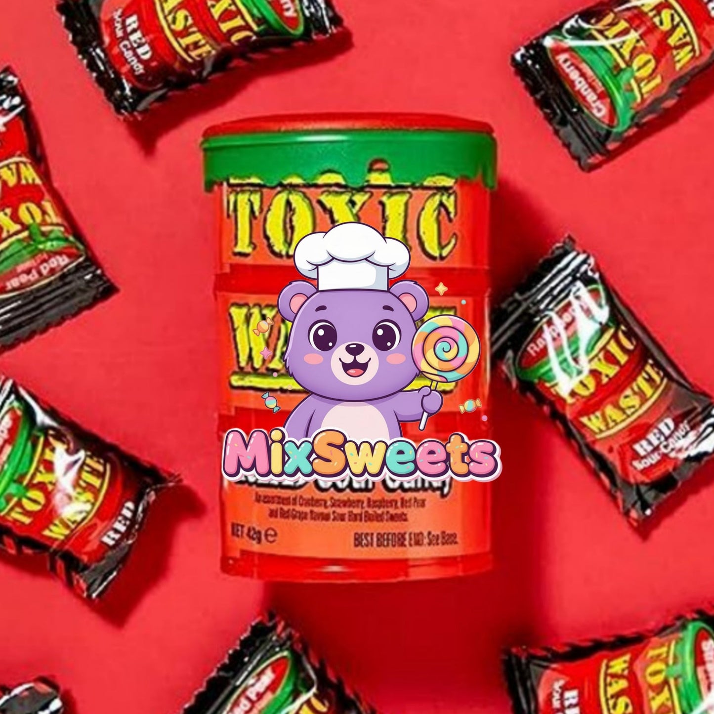 Toxic Waste Red Drums