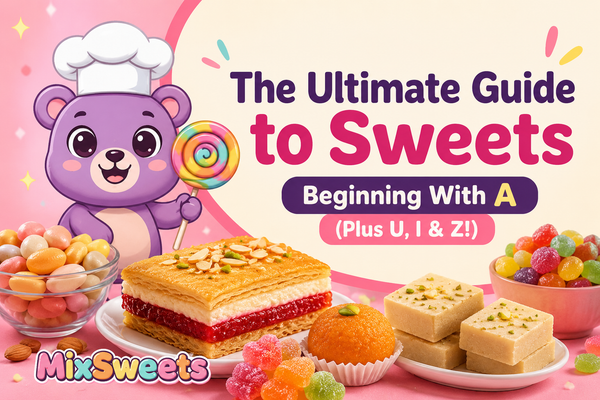 The Ultimate Guide to Sweets Beginning With A (Plus U, I & Z!)