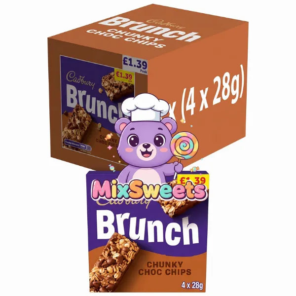 Cadbury Brunch Bar Chocolate Chip Cereal Bar