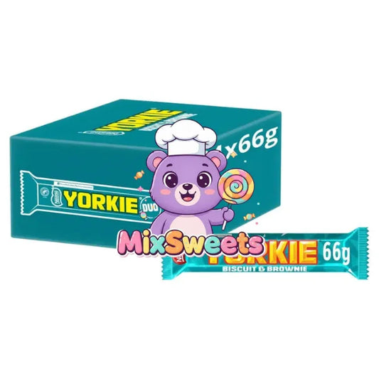 Yorkie Biscuit and Brownie Chocolate Bar