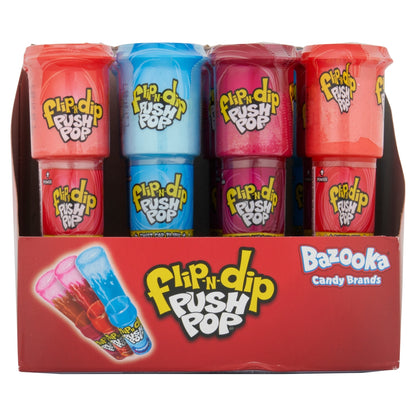 Bazooka Push Pop Flip-N-Dip