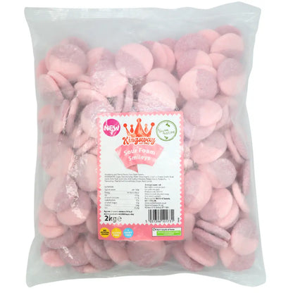 Kingsway Sour Foam Smileys Bag 2kg