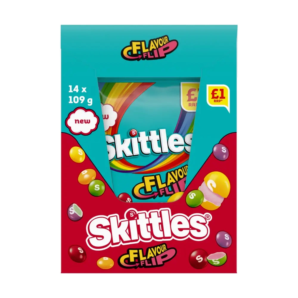 Skittles Fruit Flavour Flip Sweets 109g £1 PMP