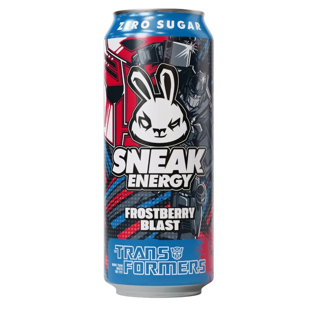 Sneak x Transformers Frostberry Blast Energy Drink