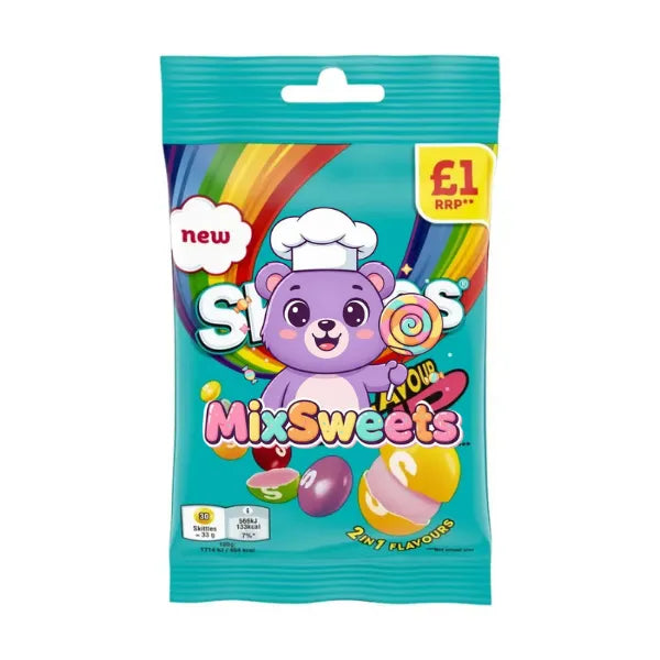 Skittles Fruit Flavour Flip Sweets 109g £1 PMP