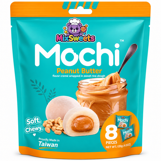 Royal Family Mochi Peanut Butter Flavour Pouch 120g