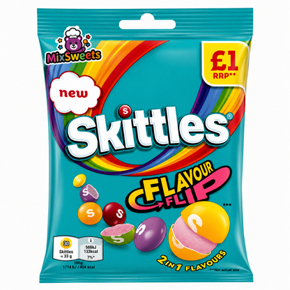 Skittles Fruit Flavour Flip Sweets 109g