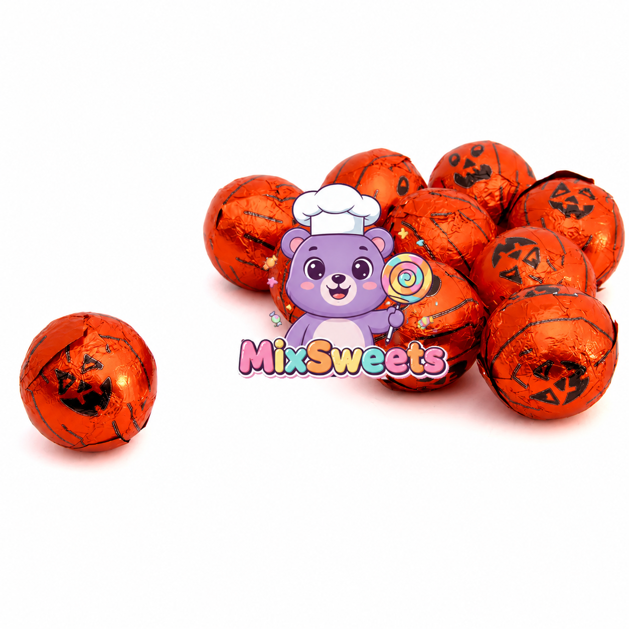 Solid Milk Chocolate Pumpkins Bag