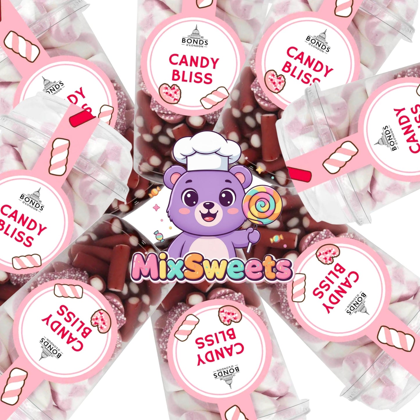 Bonds Candy Bliss Candy Cup 250g