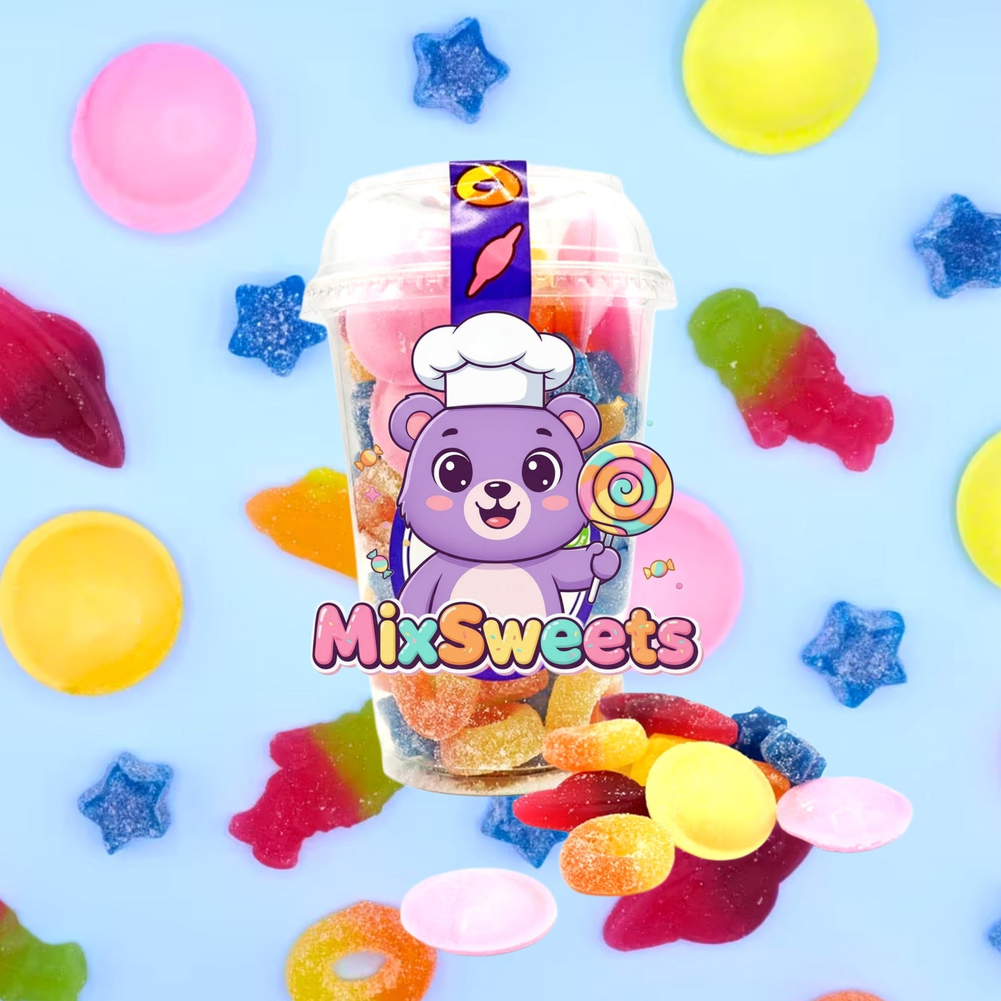 Bonds Fruity Cosmix Candy Cup 290g