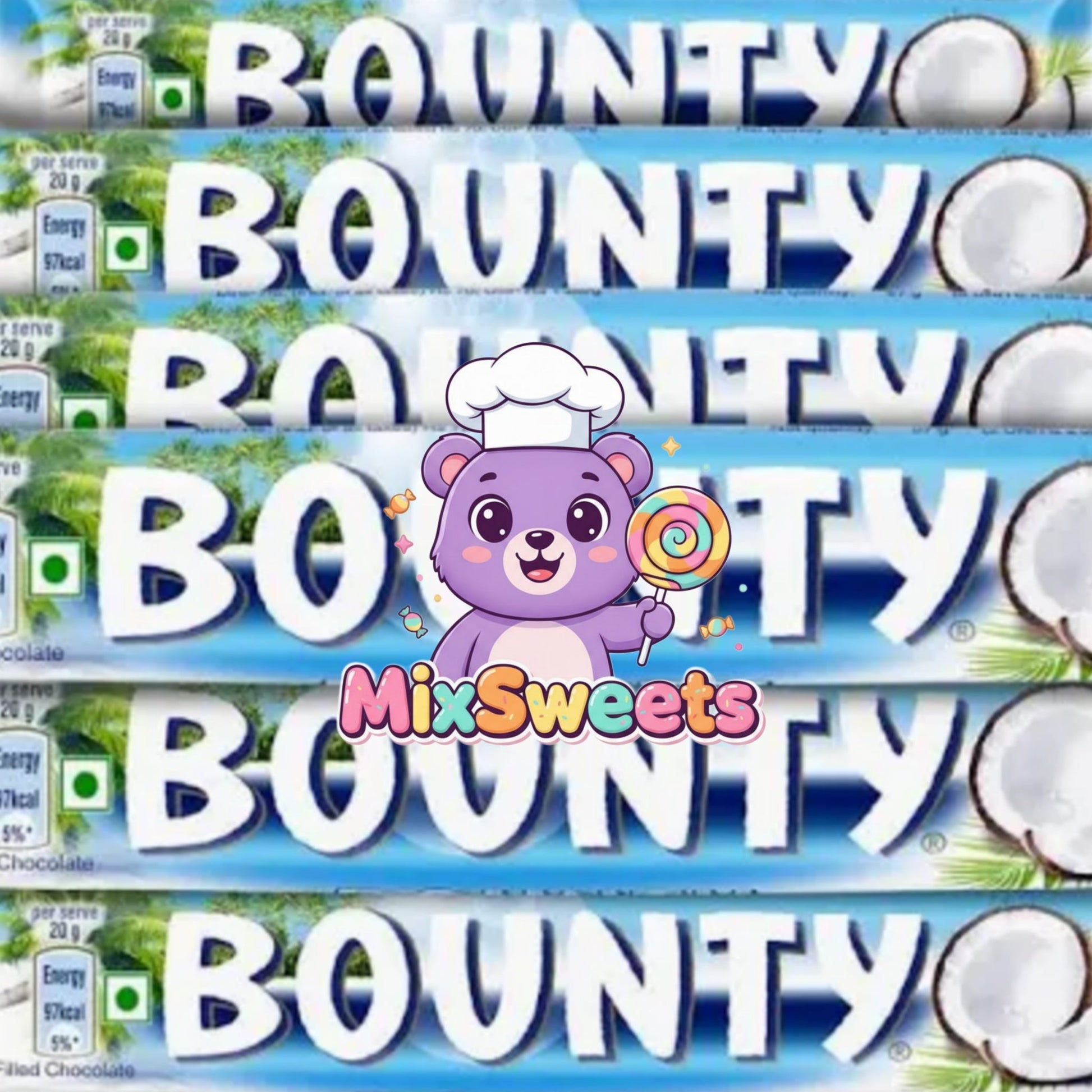 Bounty Coconut Milk Chocolate Duo Bars