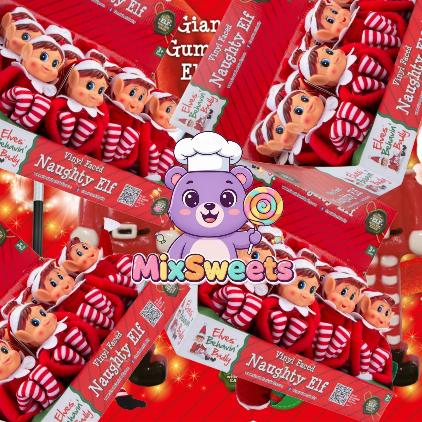 Elves Behaving Badly Giant Gummy Elfie