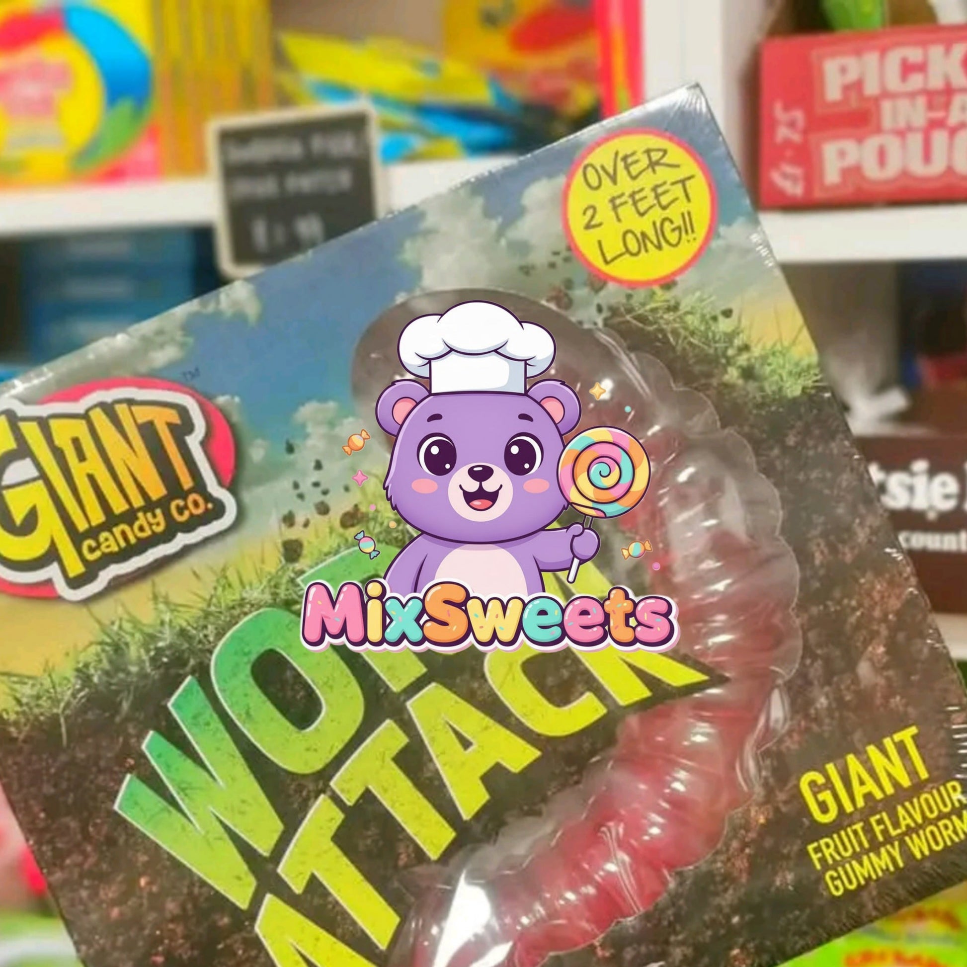 Giant Candy Co Worm Attack