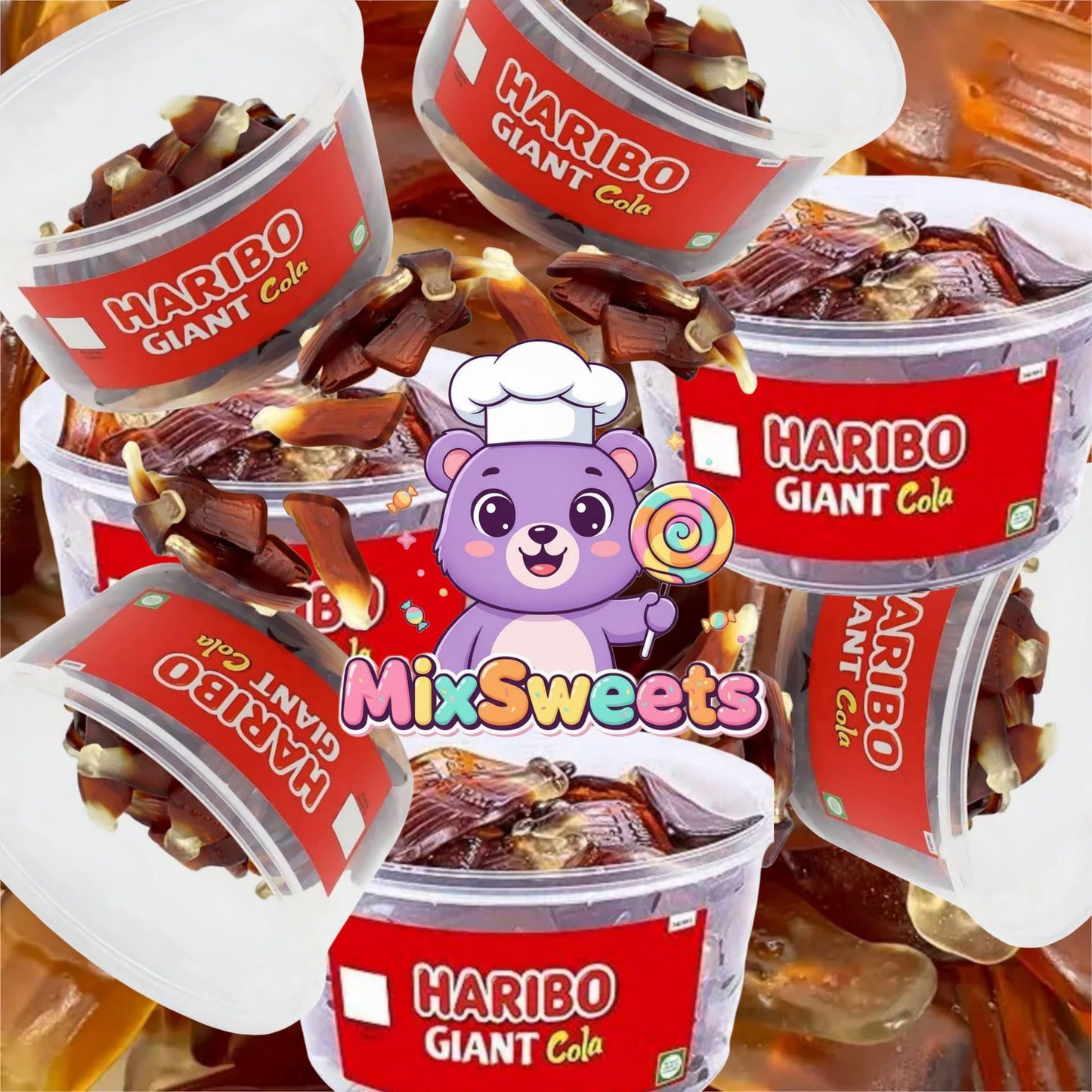 Giant Cola Bottles 720g Tub