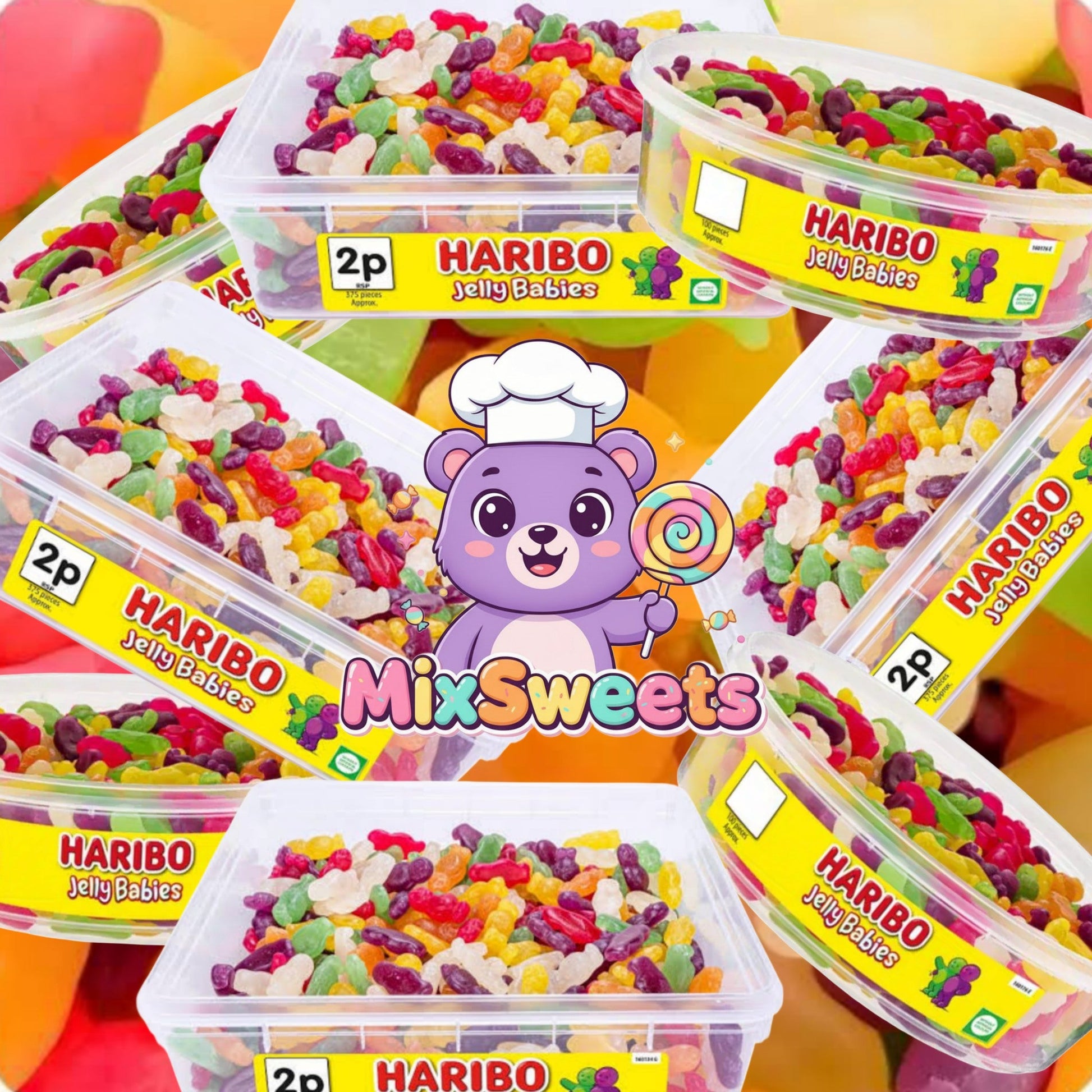 Haribo Jelly Babies Tub