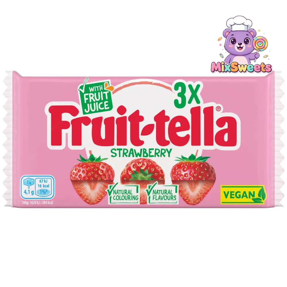 Fruit-tella Strawberry 3 Pack