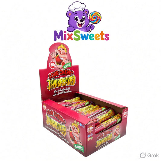 Zed Candy Sour Cherry Jawbreaker 6 Ball