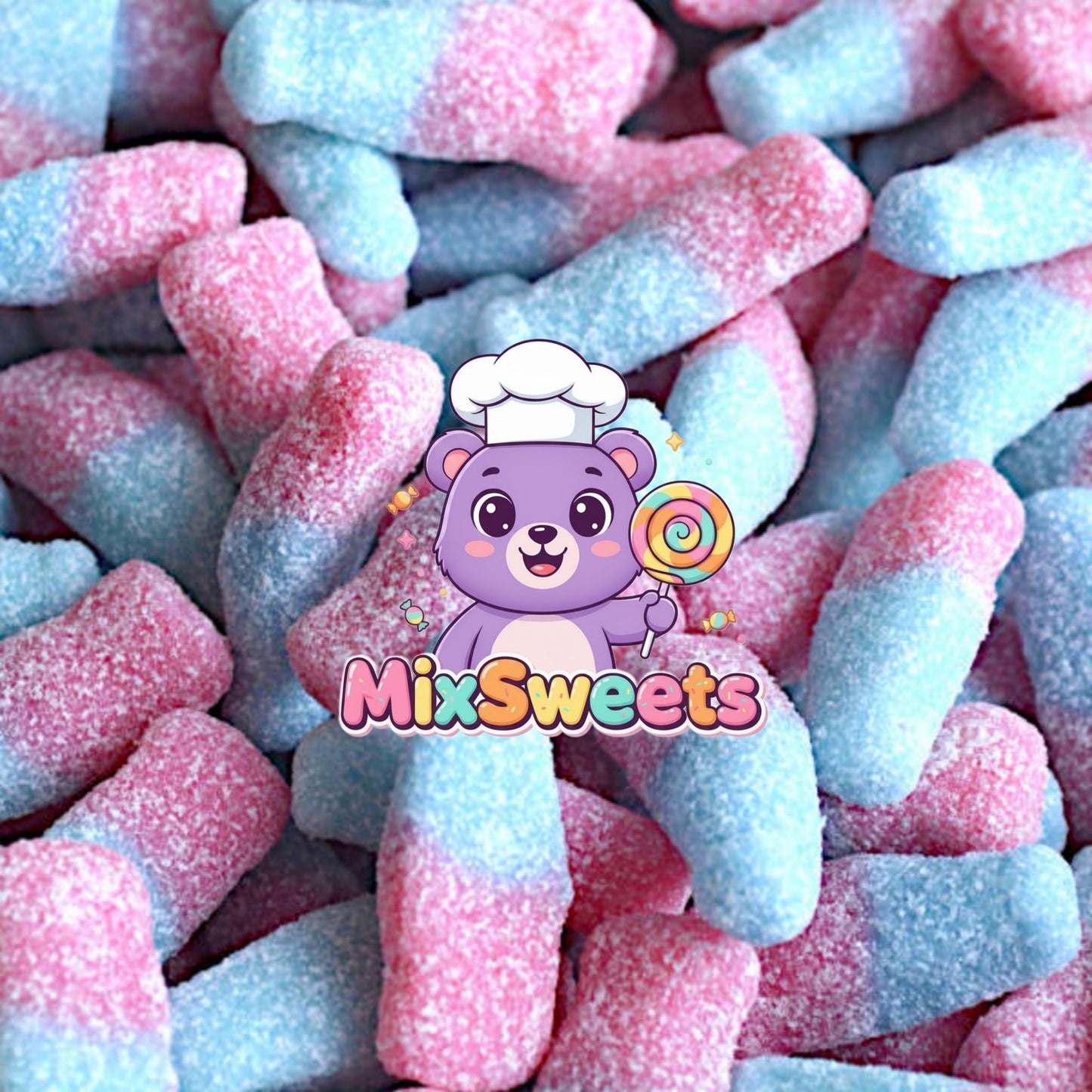 Kingsway Mega Value Vegan Fizzy Bubblegum Bottles