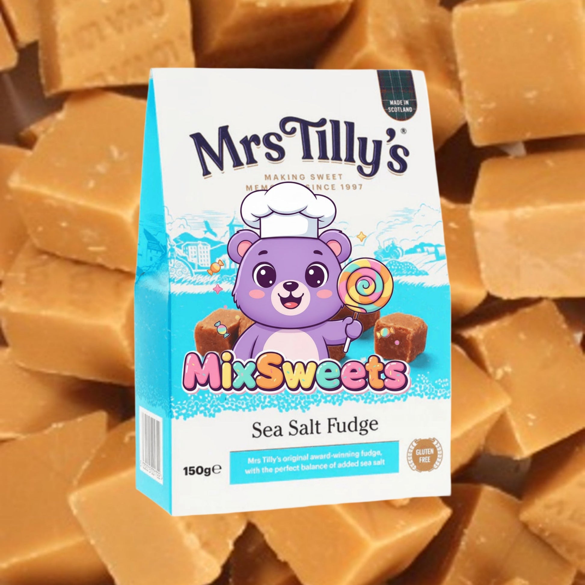 Mrs Tilly's Scottish Sea Salt Fudge Gift Box