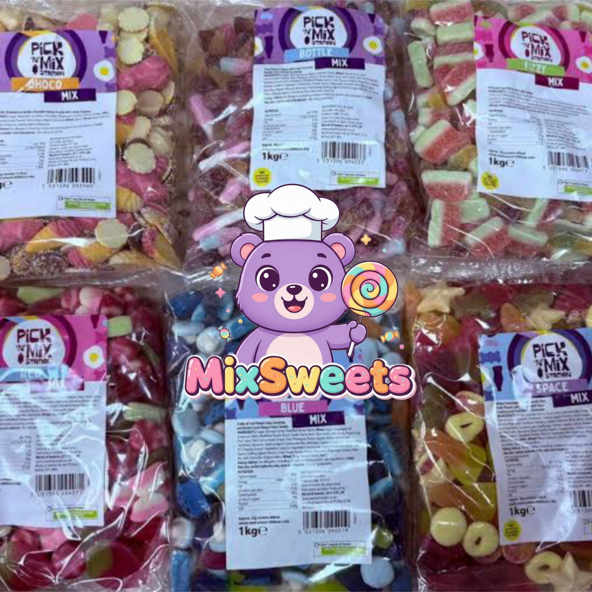 Pick n Mix Station Choco Mix Bag 1KG