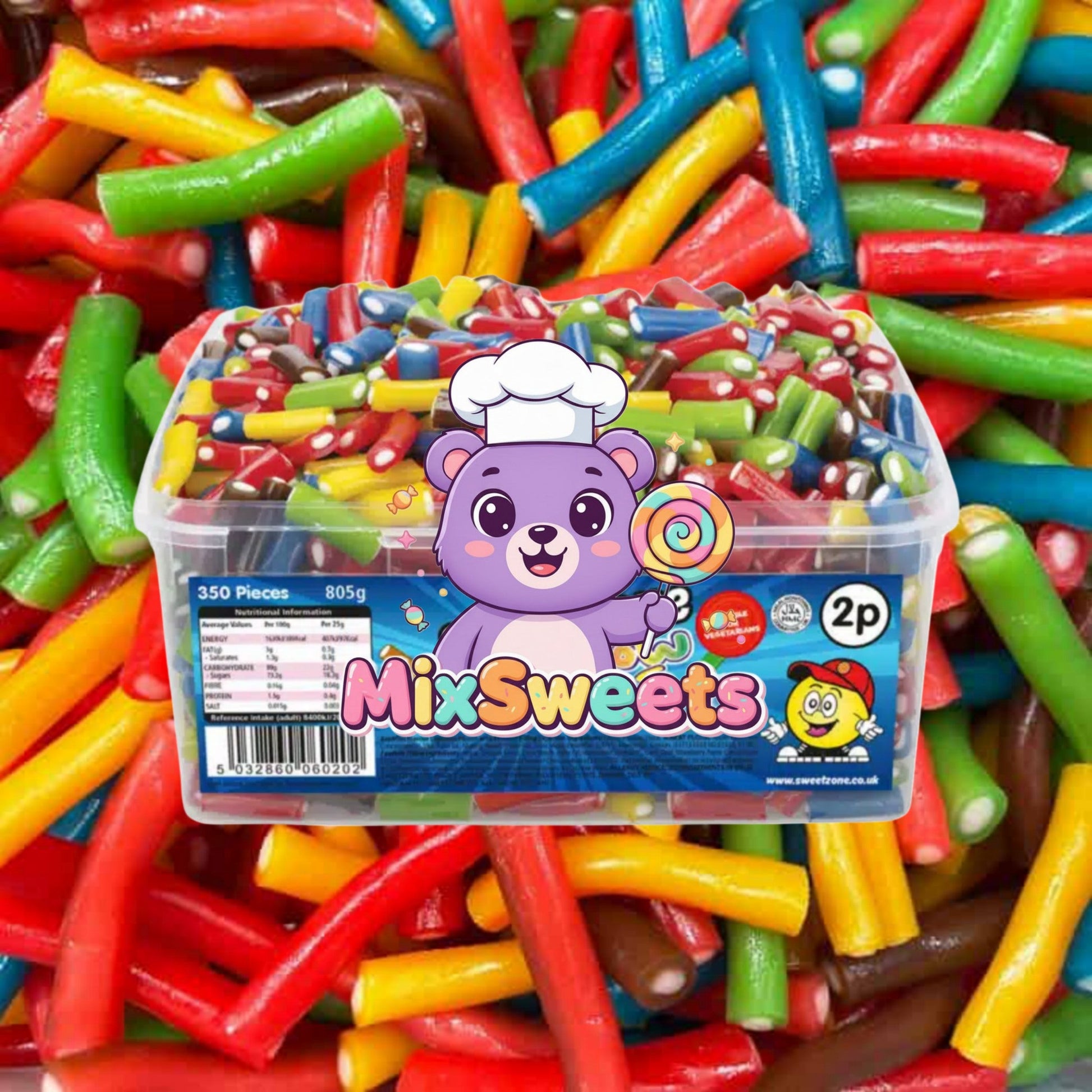 Sweetzone Rainbow Pencils Tub