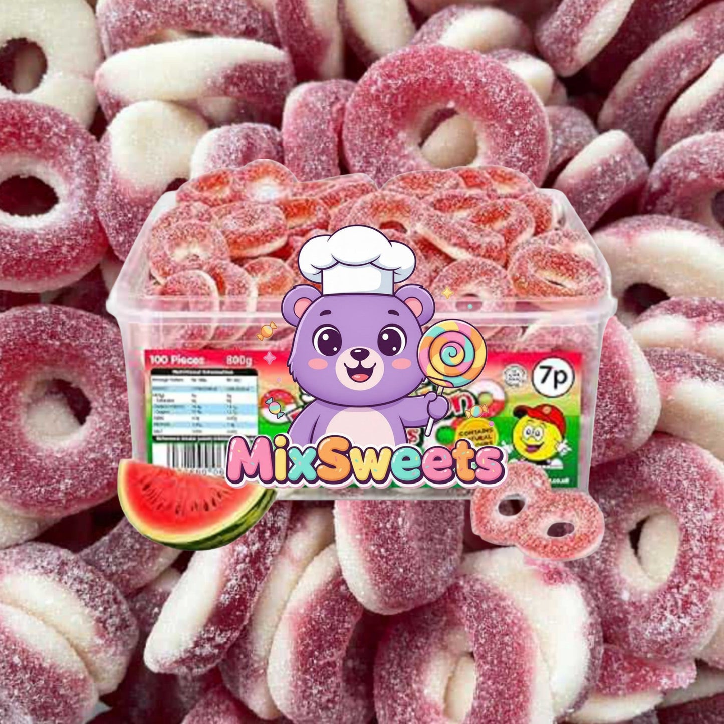 Sweetzone Watermelon Rings Tub