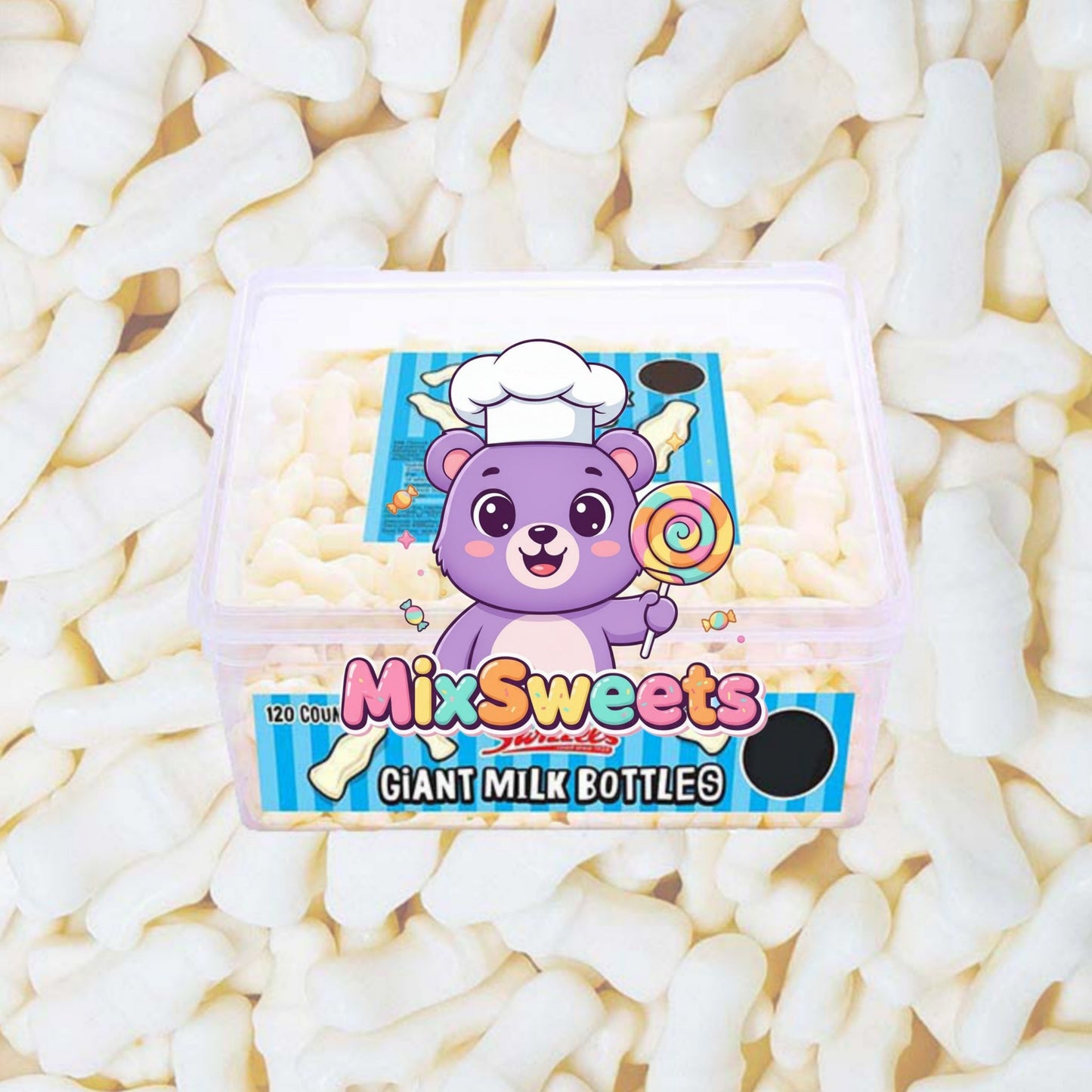 Swizzels Giant Milk Bottles Tub