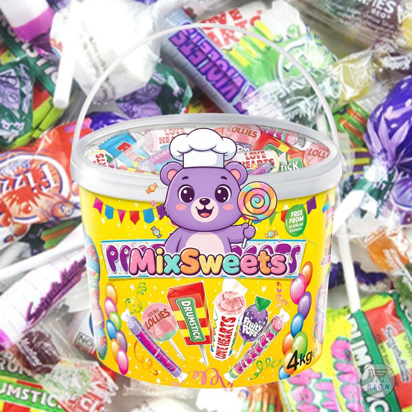 Swizzels Party Treats Tub 4KG