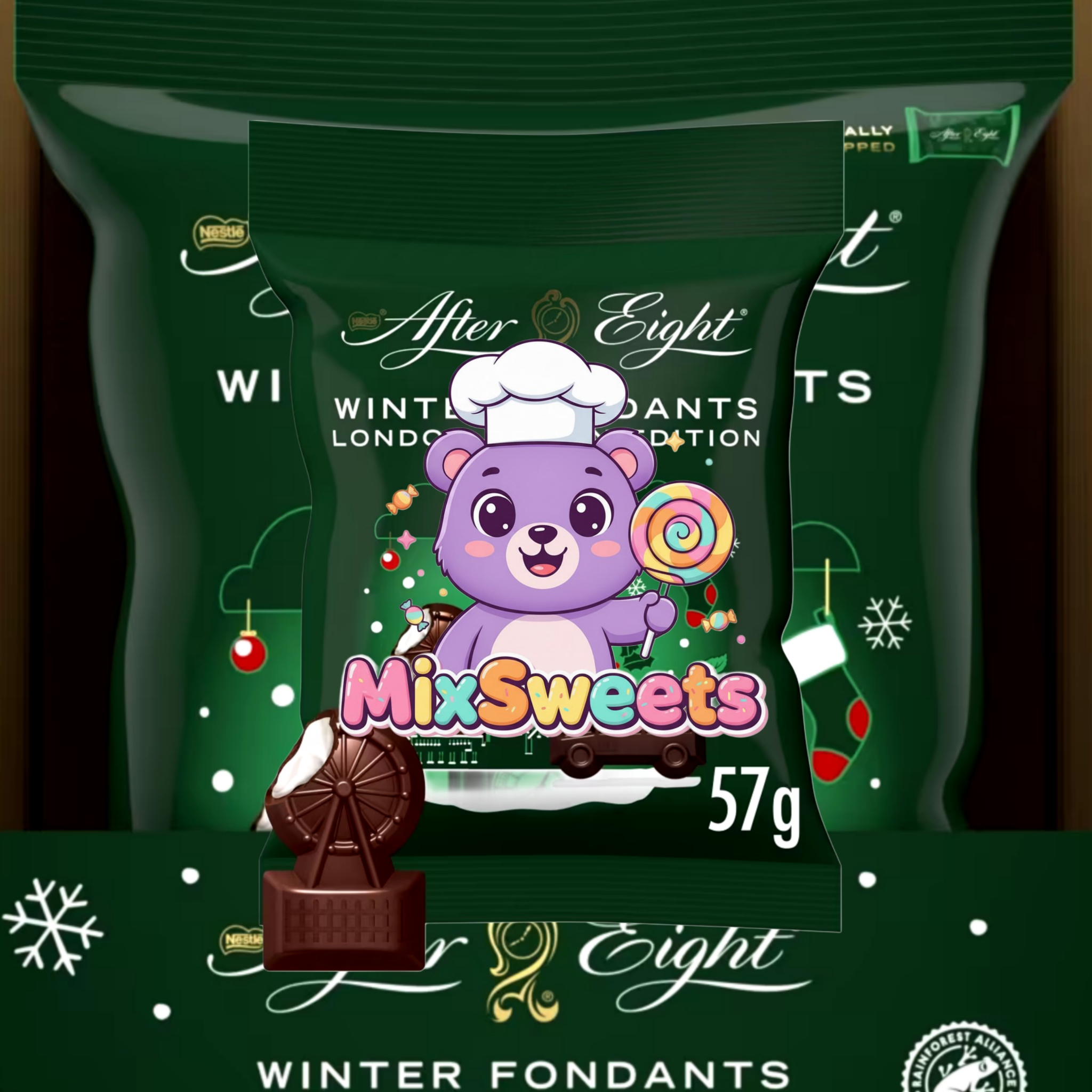 After Eight Winter Fondants Dark Mint Chocolate Mix Sweets After Eight Winter Fondants Dark Mint Chocolate Mix Sweets