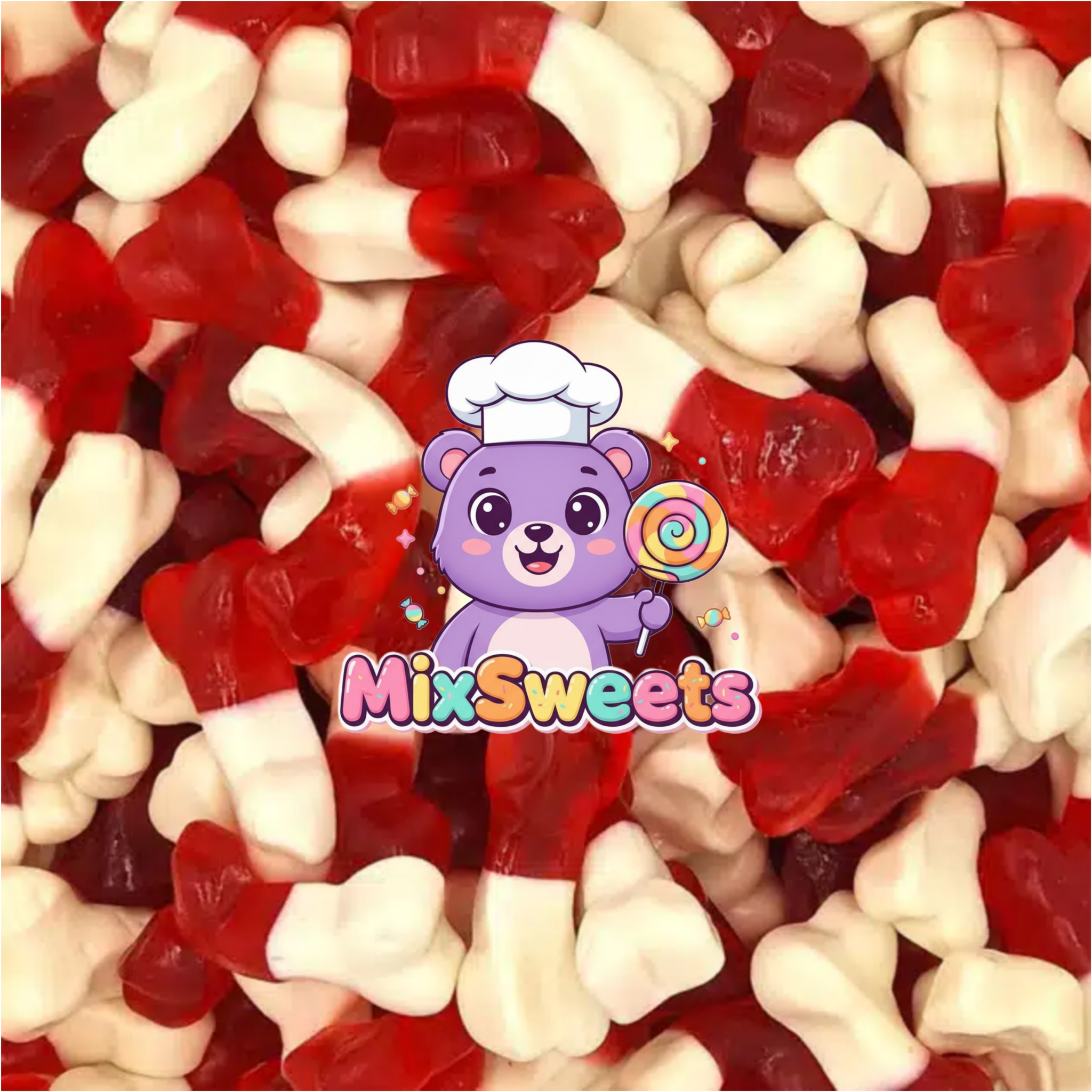 CCF Gummy Bones Sweet Tub CCF Gummy Bones Sweet Tub