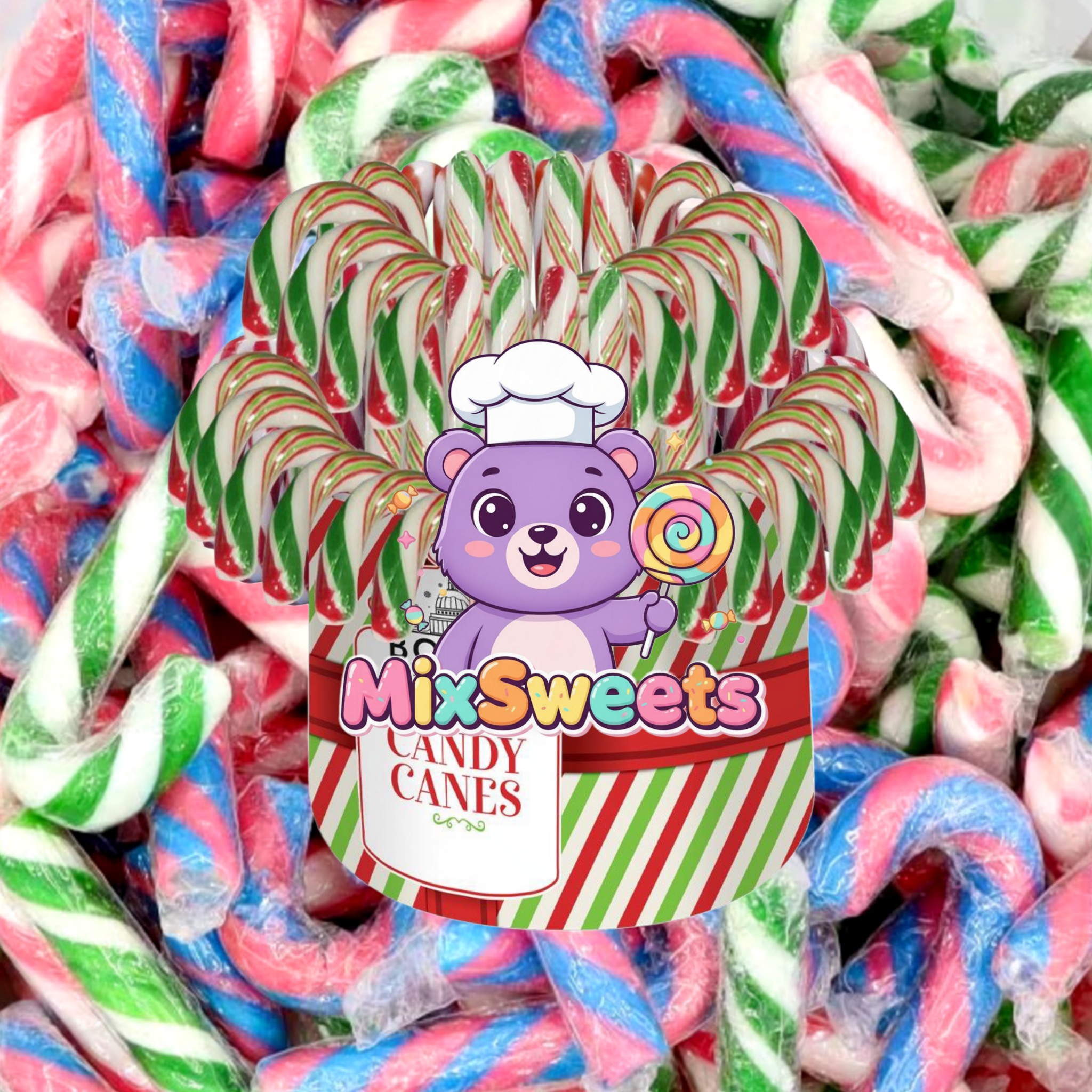 Bonds Bubblegum Traditional Candy Cane Bonds Bubblegum Traditional Candy Cane