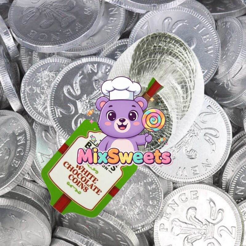 Bonds Net Of White Chocolate Silver Coins