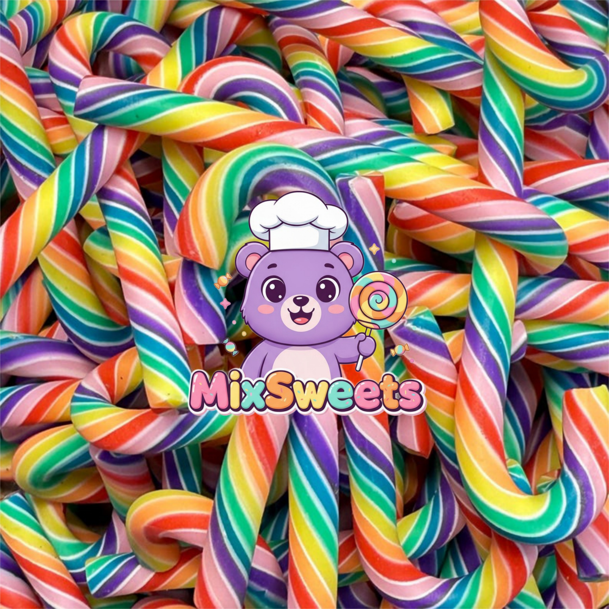 Bonds Rainbow Candy Cane Bonds Rainbow Candy Cane