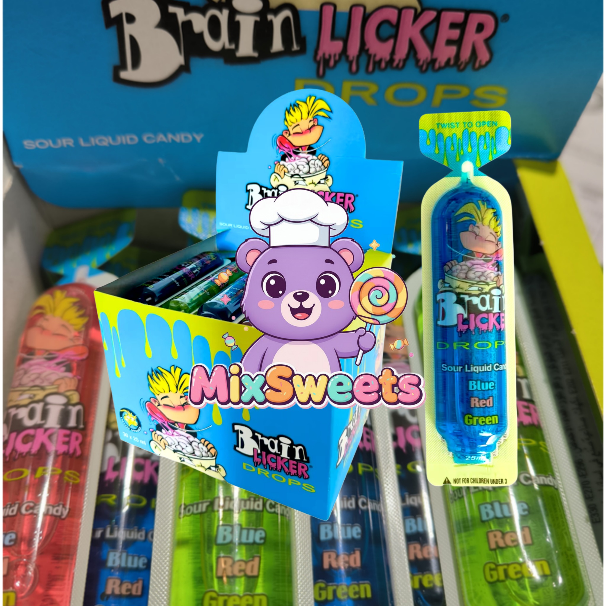 Brain Licker Drops Tubes Brain Licker Drops Tubes