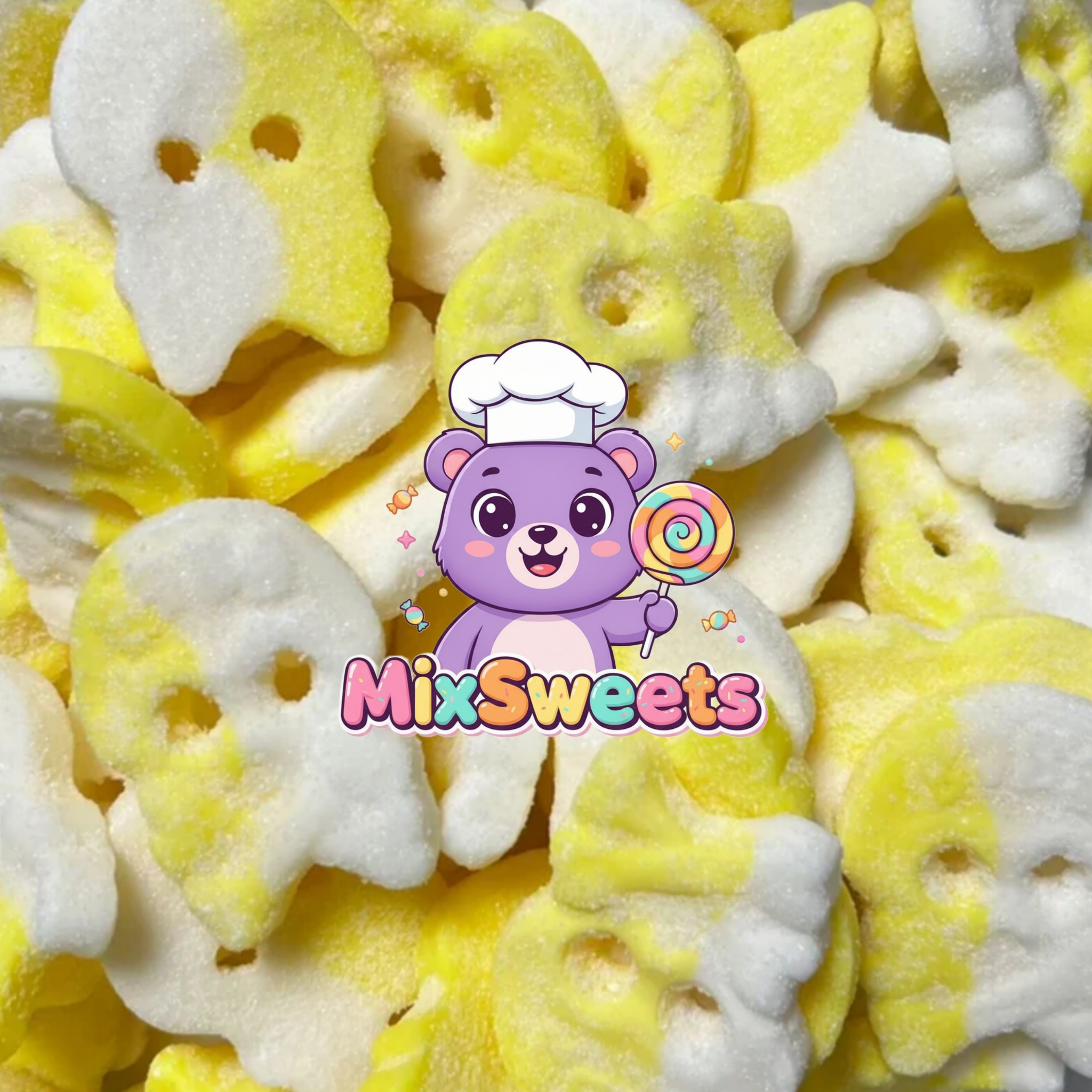 BUBS Cool Passion Pineapple Skulls BUBS Cool Passion Pineapple Skulls