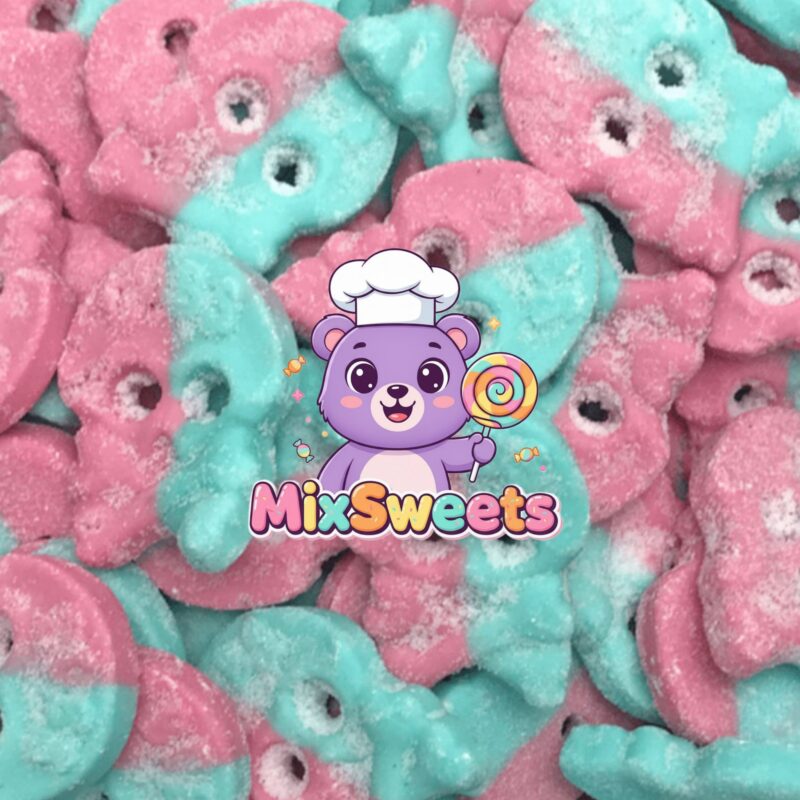 BUBS Dizzy Bubblegum Skulls