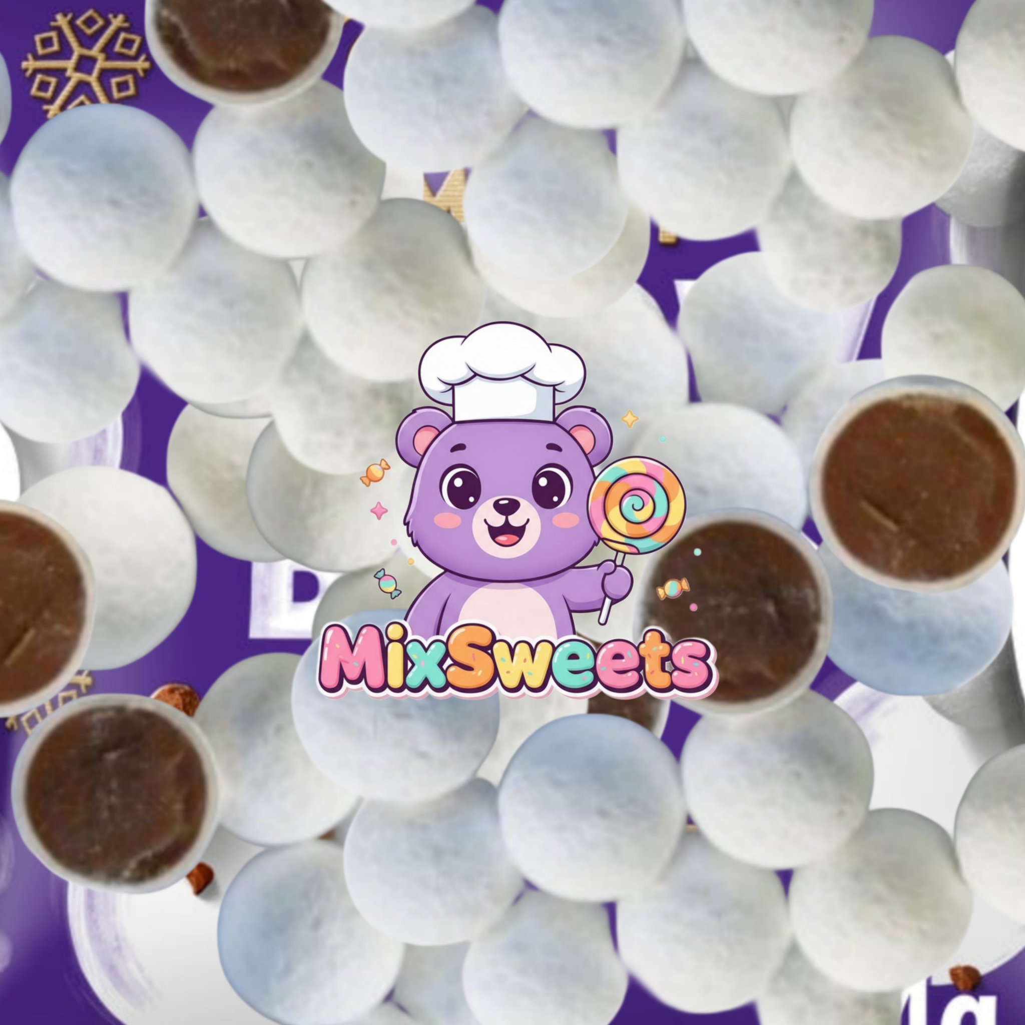 Cadbury Dairy Milk Chocolate Mini Snow Balls Cadbury Dairy Milk Chocolate Mini Snow Balls