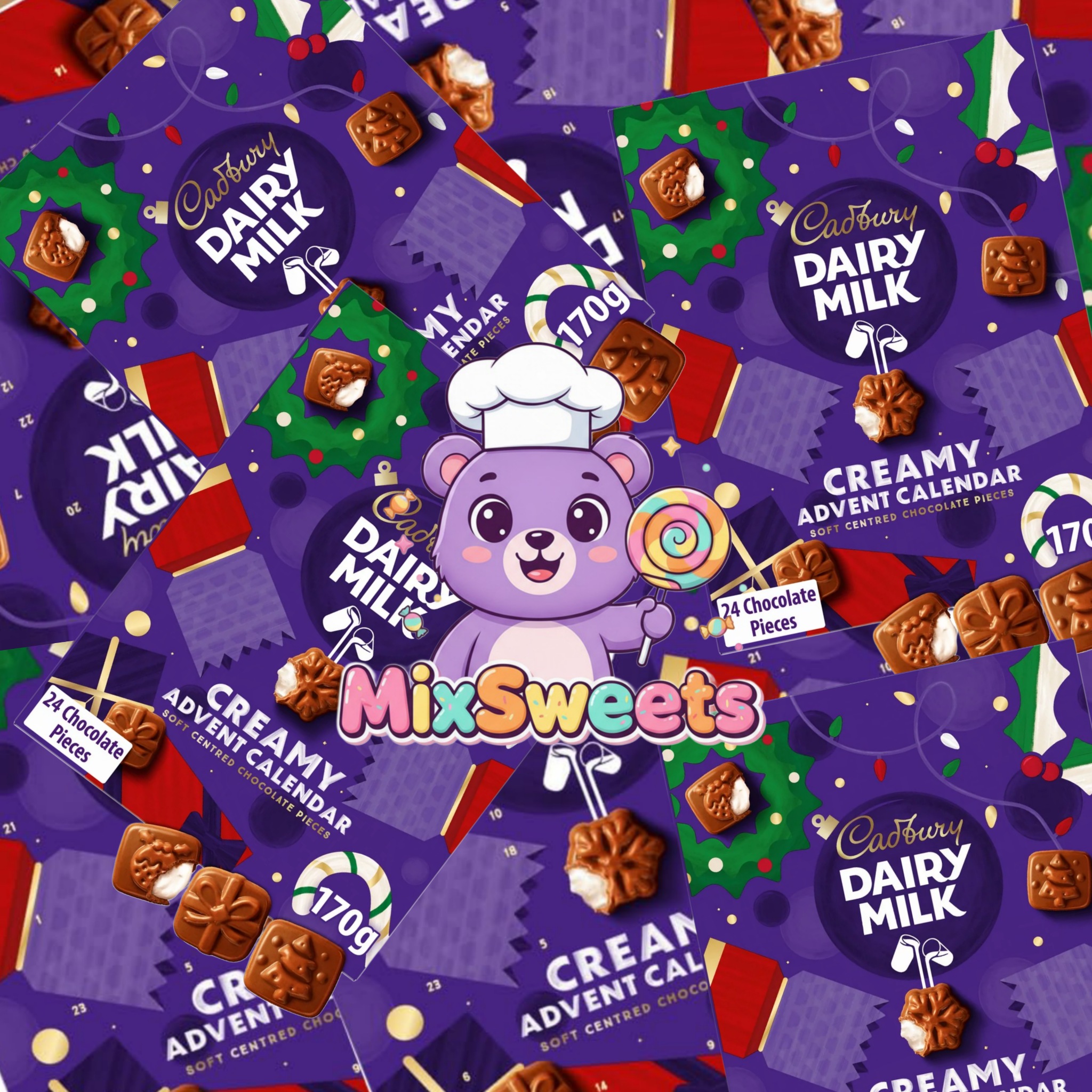 Cadbury Dairy Milk Creamy Advent Calendar Cadbury Dairy Milk Creamy Advent Calendar